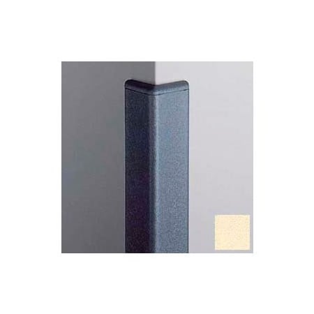 Pawling Surface Mounted Corner Guard 90Deg, 2'' Wings, 12'H W/ Caps, Pale Yellow CG-20-12-263